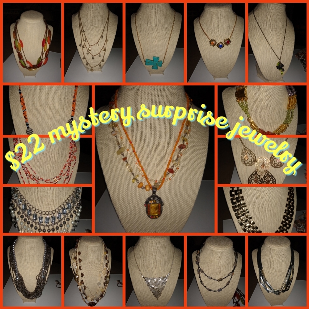 Mystery boxes mixed wearable jewelry, vintage/now